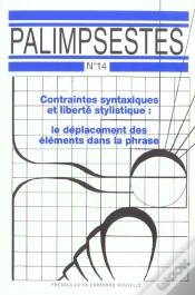 Capa do artigo Contraintes Syntaxiques Et Liberté Stylistique : Le Déplacement Des El