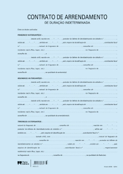 Capa do artigo Contrato de Arrendamento de Duração Indeterminada