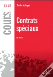 Contrats Speciaux - 10e Ed.