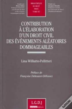 Capa do artigo Contribution À L'Élaboration D'Un Droit Civil Des Événements Aléatoires Dommageables
