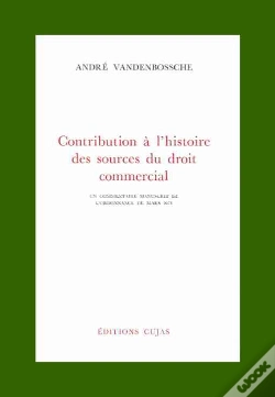 Capa do artigo Contribution À L'Histoire Des Sources Du Droit Commercial