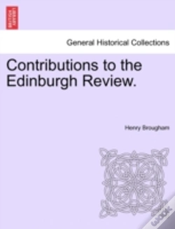 Capa do artigo Contributions To The Edinburgh Review.