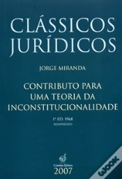 Capa do artigo Contributo para Uma Teoria da Inconstitucionalidade