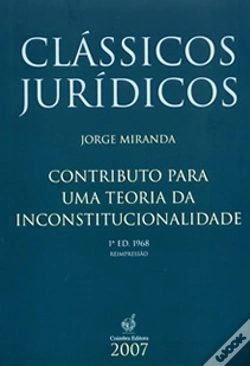 Capa do artigo Contributo para Uma Teoria da Inconstitucionalidade
