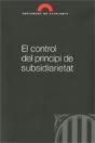 Control Del Principi De Subsidiarietat, El - Preview