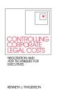 Controlling Corporate Legal Costs - Preview