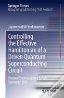Controlling The Effective Hamiltonian Of A Driven Quantum Superconducting Circuit