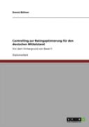 Controlling Zur Ratingoptimierung Fur Den Deutschen Mittelstand