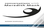 Conversations With Meredith Monk (Expanded Edition)