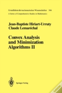 Capa do artigo Convex Analysis And Minimization Algorithms Ii