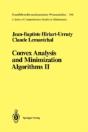 Convex Analysis And Minimization Algorithms Ii - Preview