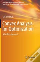 Convex Analysis For Optimization
