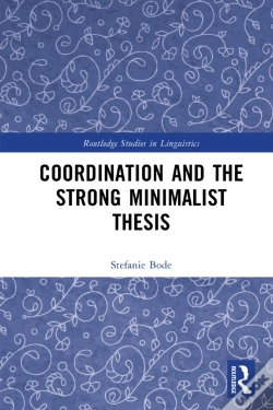 Capa do artigo Coordination And The Strong Minimalist Thesis