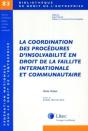 Coordination Procedures D Insolvabilite En Dt De La Faillite Interna. Et Communautaire - Biblio N.83 - Preview
