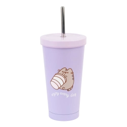 Capa do artigo Copo Com Palhinha Pusheen Moments 550Ml Vm03