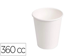 Capa do artigo Copo de cartao biodegradavel branco 360 cc pack de 40 unidades