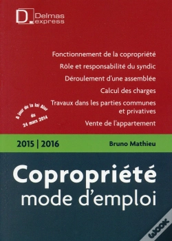 Capa do artigo Copropriete, Mode D'Emploi 2014/2015 - 7<Sup>E</Sup> Edition