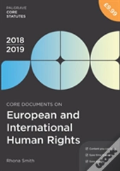 Core Documents On European And International Human Rights 2018-19