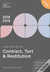 Capa do artigo Core Statutes On Contract, Tort & Restitution 2018-19