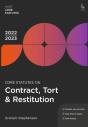 Core Statutes On Contract, Tort & Restitution 2022-23 - Preview