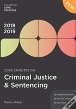 Capa do artigo Core Statutes On Criminal Justice & Sentencing 2018-19