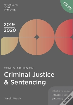 Capa do artigo Core Statutes On Criminal Justice & Sentencing 2019-20