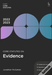 Capa do artigo Core Statutes On Evidence 2022-23