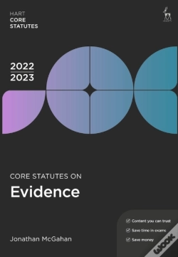Capa do artigo Core Statutes On Evidence 2022-23