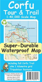 Corfu Tour & Trail Super-Durable Map - Preview