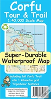 Capa do artigo Corfu Tour & Trail Super-Durable Map