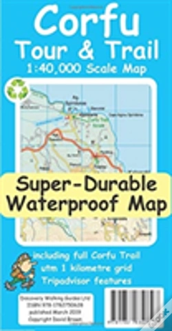Capa do artigo Corfu Tour & Trail Super-Durable Map