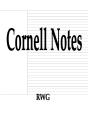 Cornell Notes - Preview