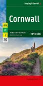 Cornwall Road And Leisure Map 1:150,000 - Preview