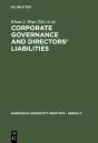 Corporate Governance And Directors' Liabilities - Preview