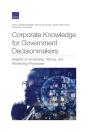 Corporate Knowledge For Government Decisionmakers - Preview