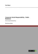 Corporate Social Responsibility - Public Relations