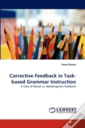 Capa do artigo Corrective Feedback In Task-Based Grammar Instruction