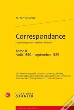 Capa do artigo Correspondanc. T.2, Aout 1830 - Septembre 1835