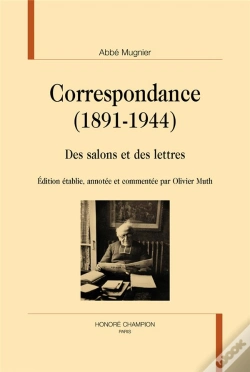 Capa do artigo Correspondance (1891-1944)