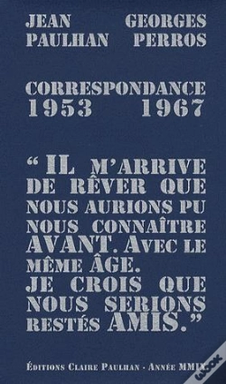 Capa do artigo Correspondance 1953-1967