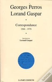 Capa do artigo Correspondance 1966-1978