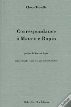 Capa do artigo Correspondance À Maurice Rapin