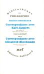 Correspondance Avec Karl Jaspers ; Correspondance Avec Elisabeth Blochmann - Preview