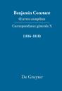 Correspondance Générale 1816-1818 - Preview