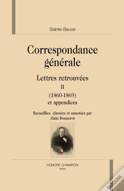 Capa do artigo Correspondance Générale ; Lettres Retrouvées Tome 2 ; 1860-1869