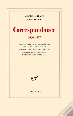 Capa do artigo Correspondance Larbaud - Paulhan (1920-1957)