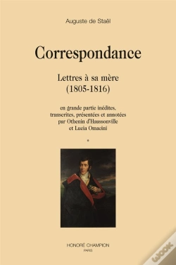 Capa do artigo Correspondance ; Lettres À Sa Mère (1805-1816)
