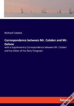 Capa do artigo Correspondence Between Mr. Cobden And Mr