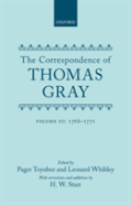Correspondence Of Thomas Gray