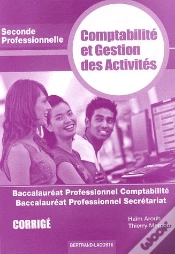 Capa do artigo Corrigé Comptabilité Gestion Activités ; 2de Pro Comptabilité Secrétariat